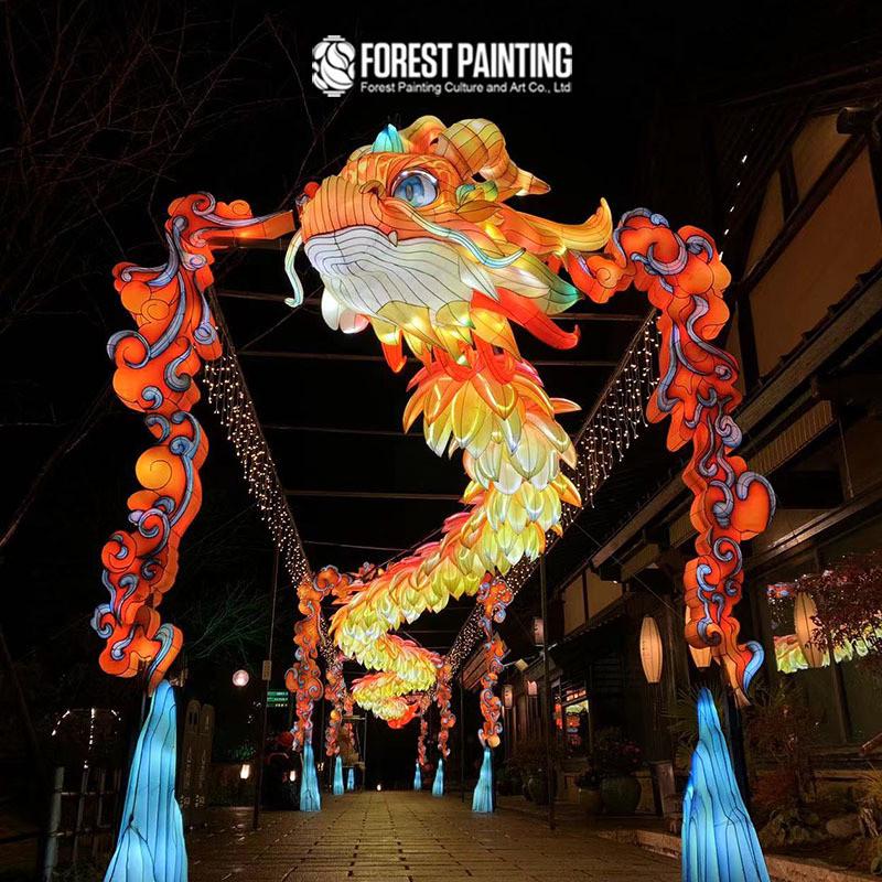 节日节庆大型花灯彩灯制作景区商圈商场展览自贡定制源头工厂