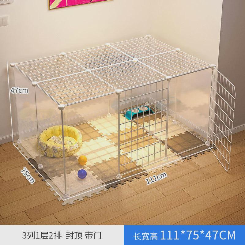 狗狗宠物围栏猫笼子家用小型室内幼猫栅栏隔离门栏中小型犬狗笼子