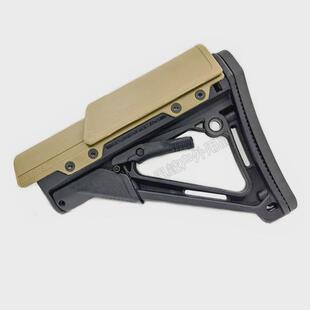 CTR尼龙后托加厚版配托腮板金属托芯适配M4司马司骏激趣等