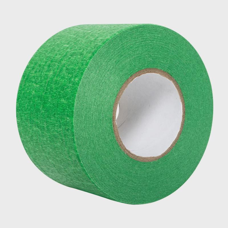 美纹纸胶带绿色小卷美纹纸胶带可书写油漆遮蔽书写画画分界无痕胶