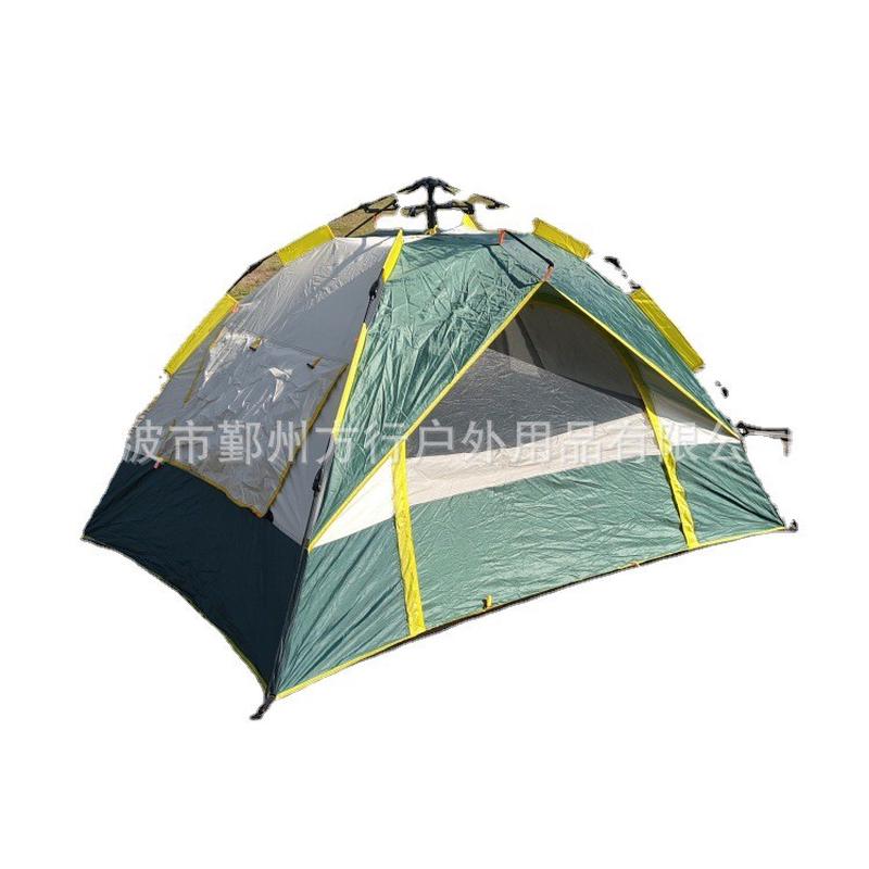 户外露营帐篷便携式折叠全自动营地露营套装公园野外速开帐篷