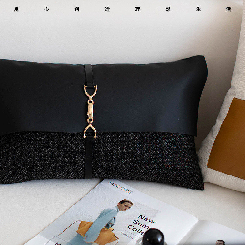 热销新品沙发靠垫套抱枕黑白款现代简约样板房别墅客厅靠枕简约抱,居家布艺,靠垫/抱枕,淘宝优惠券,粉丝福利购,淘宝优惠卷