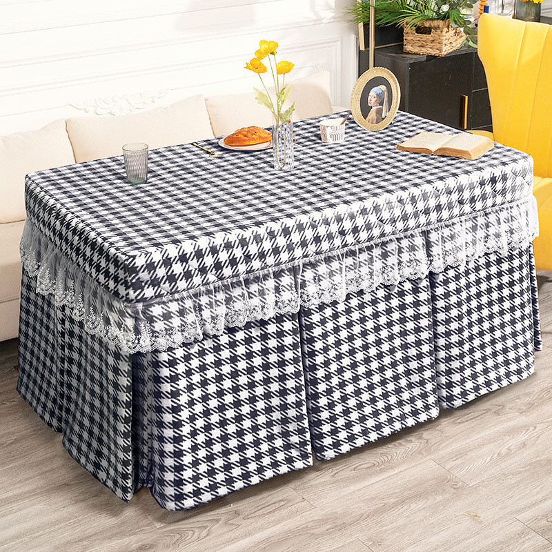 批发烤火罩加厚桌电炉罩取暖加绒烤火被茶几电暖炉罩套长方形桌布