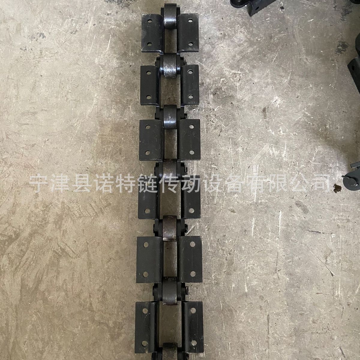 弯板输送链条带耳100节距单排双排单孔双孔工业传动链条