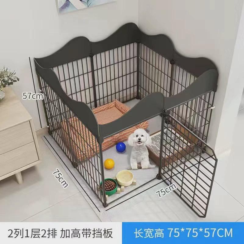宠物围栏狗狗室内猫围栏护栏小型犬狗窝泰迪防越狱隔离门中狗笼子