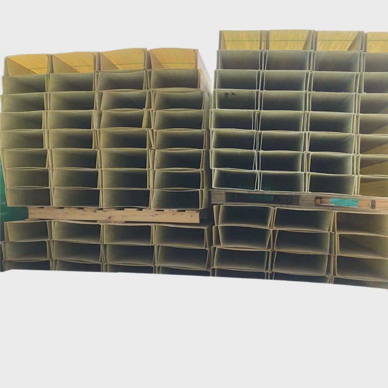 玻璃钢聚氨酯电缆槽盒200*100*2玻璃钢拉挤聚氨酯管箱线槽