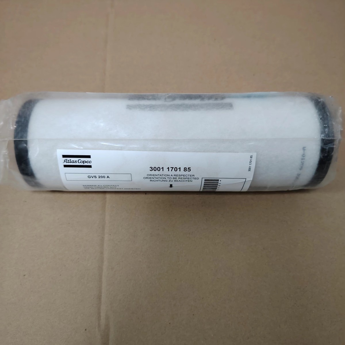 阿特拉斯AtlasCopco单极旋片真空泵GVS200A排气滤芯3001170185