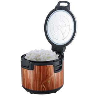 热销商用木纹餐厅保温桶保温锅大容量寿司电加热学校饭堂不锈钢保