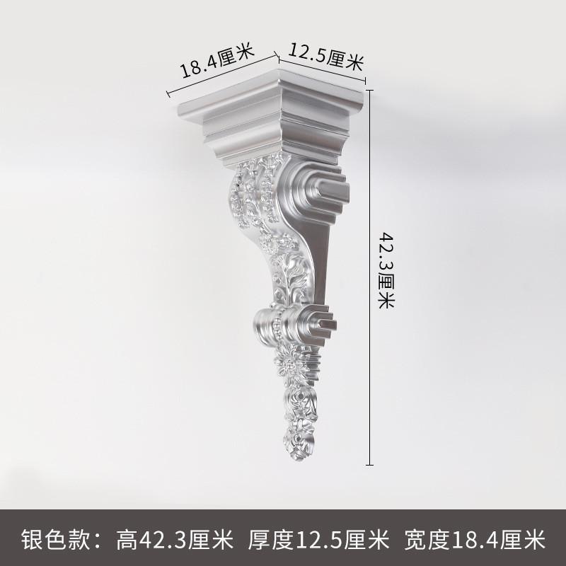 东阳木雕成品罗马柱贴花直销橱柜装饰柱头花梁托长形花欧式牛腿仿