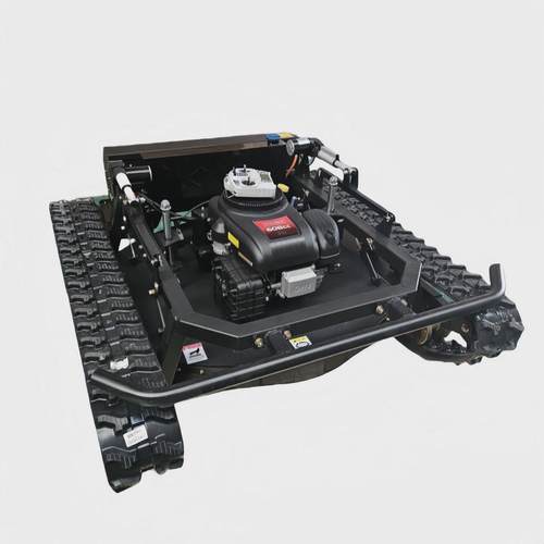 履带式自走割草机耐用质量好高草杂草割草机履带式遥控割草机