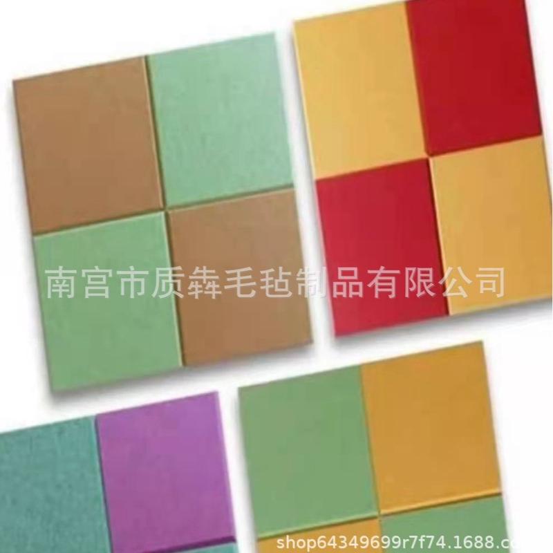 彩色留言板毛毡板墙贴软木板照片墙作品展示板背景墙幼儿园装饰板