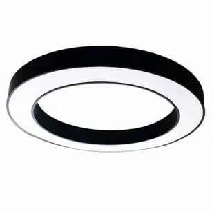 led办公室吊线灯圆环中空灯盘圆形600mm和80cm直径创意工业风吊灯