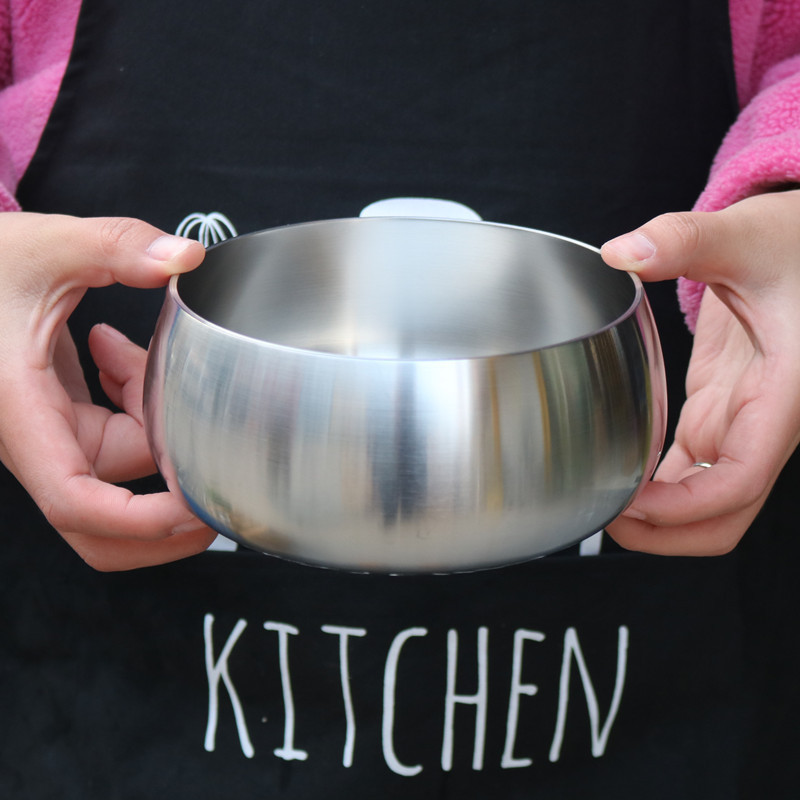 bb4c批发化缘系列304泡面碗不锈钢碗家用大号料理碗全钢大饭