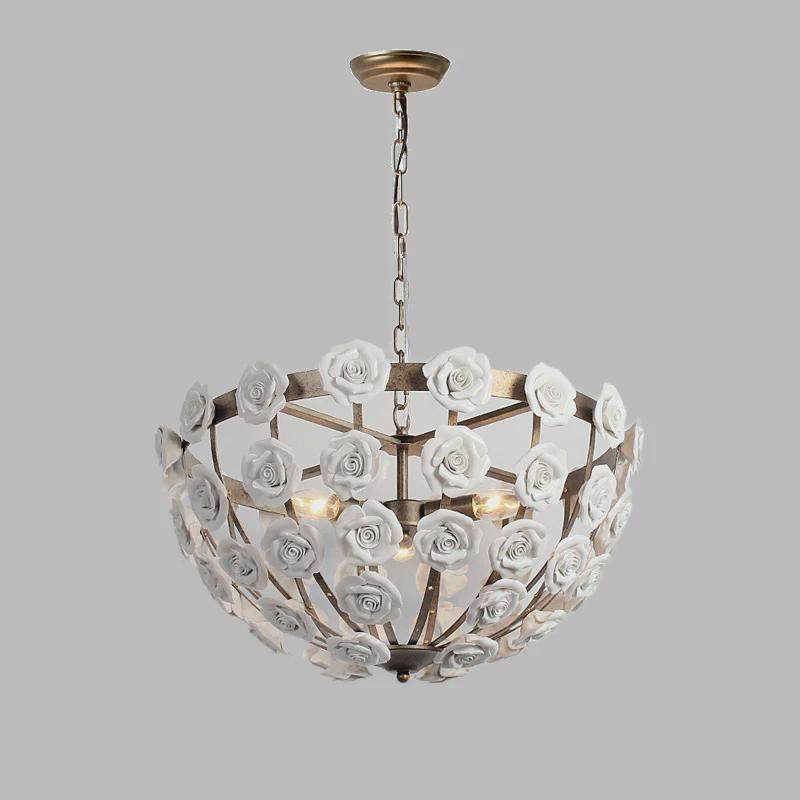 美式客厅陶瓷灯法式田园家用餐厅吊灯欧式简约别墅大气灯具,家装灯饰光源,餐厅吊灯,淘宝优惠券,粉丝福利购,淘宝优惠卷