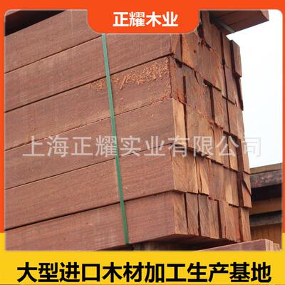 柳桉木木梁木柱子户外古建长廊防腐木垫木铁木船舶垫木墩红