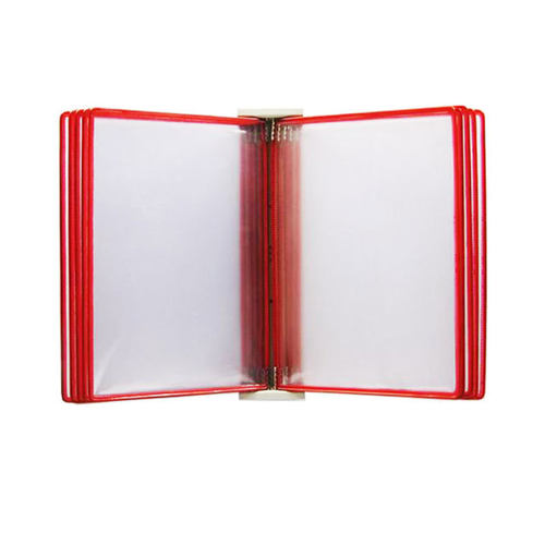 10作业翻页文件夹a4墙面壁挂式展示架壁挂式资料架标准页指导书