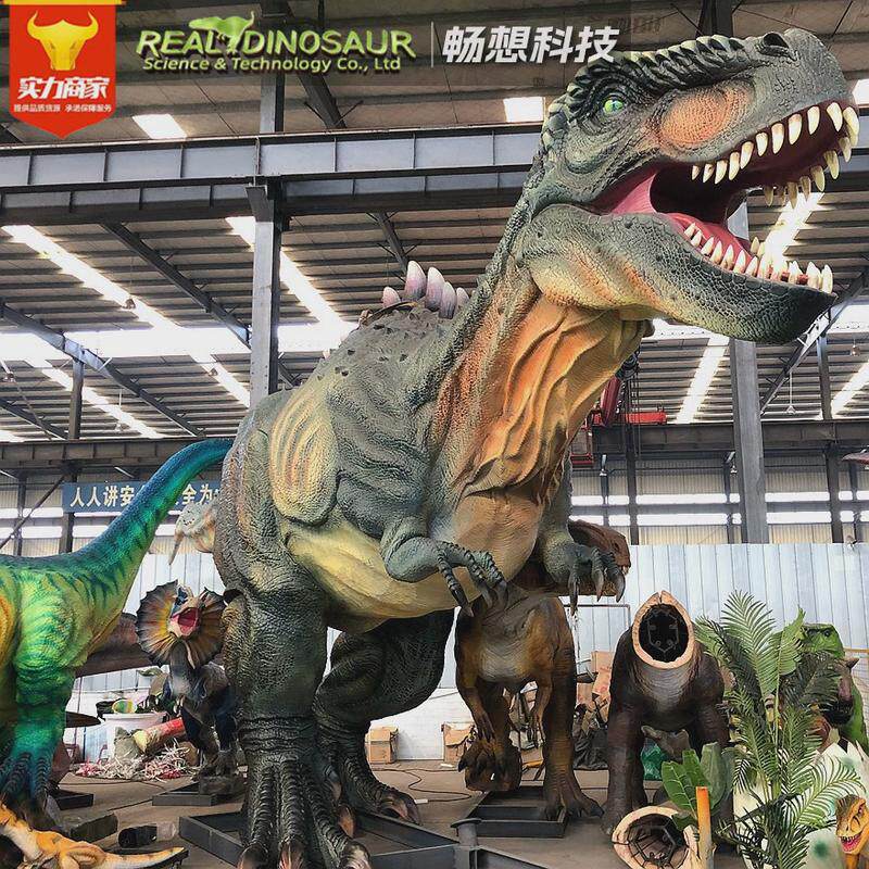 景区公园大型仿真恐龙模型恐龙谷乐园硅胶仿真恐龙制作厂家