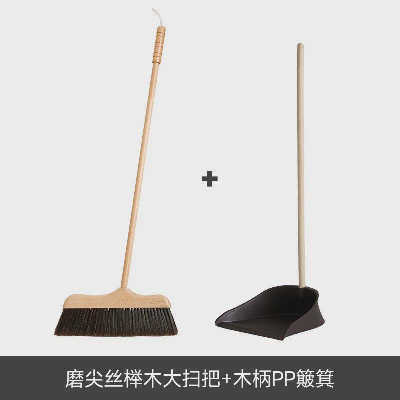 马鬃毛扫地笤帚软毛扫帚扫把簸箕套装家用大宽头垃圾铲组合