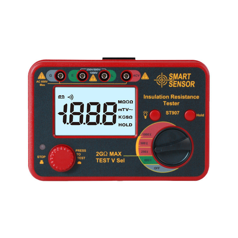 希玛ST907/ST907A兆欧表 数字绝缘电阻测试仪 电子摇表