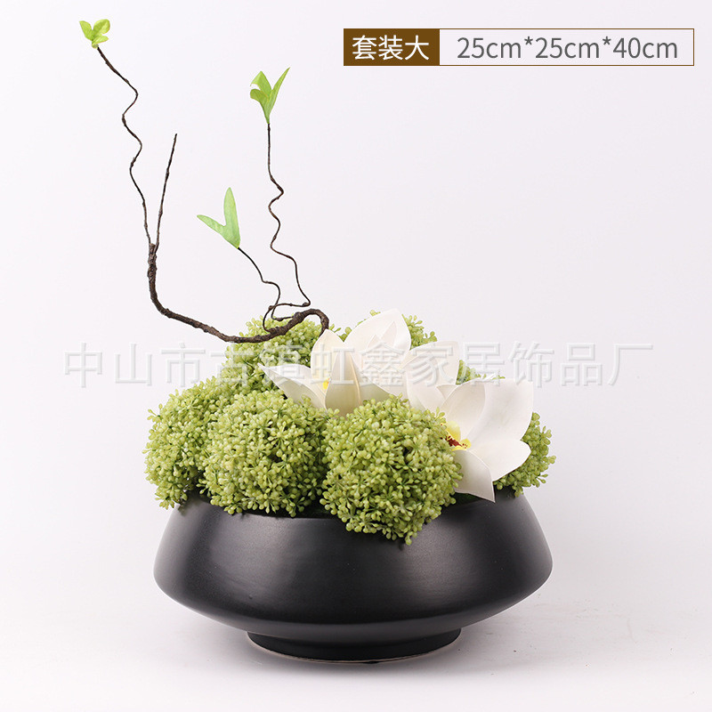 室内仿真花植物花卉盆栽客厅电视柜摆花餐桌茶几假花摆设绿植盆景