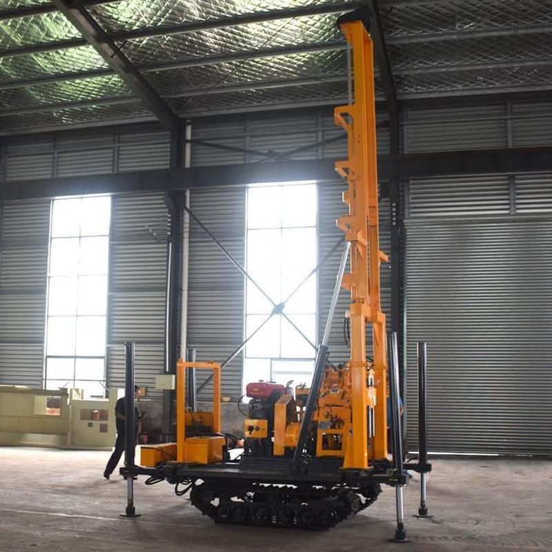 200米液压勘探钻机工程地质勘探芯全液压钻孔机履带式岩打井钻机