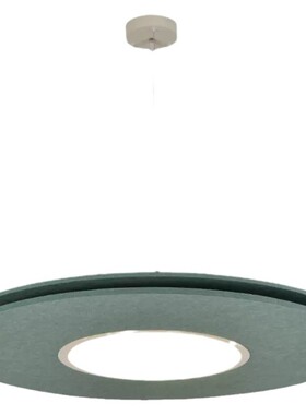 现代中式吊灯客厅卧室餐厅书房创意简约茶室圆形设吸音灯毛毡灯具