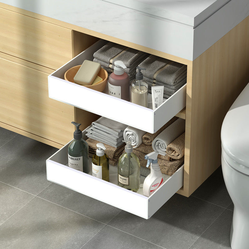 厨房抽屉柜子夹缝抽屉调味料收纳橱柜深柜改造抽拉式拉篮免打孔,厨房/烹饪用具,厨房抽屉置物架,淘宝优惠券,粉丝福利购,淘宝优惠卷