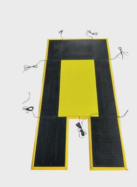 闭式安全橡胶垫踩踏式信号开关安全地毯开关常开常工业