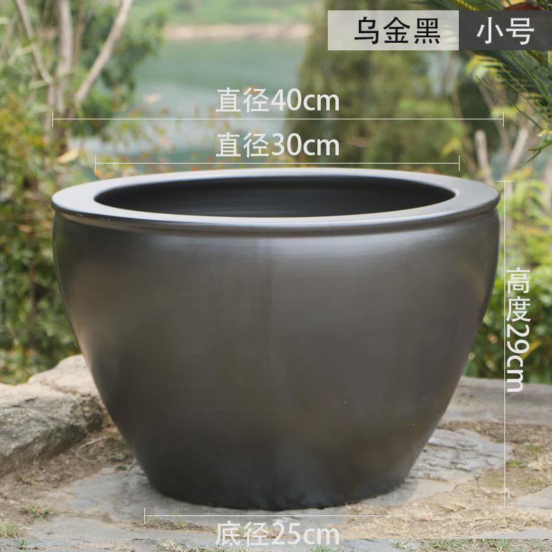 陶瓷鱼缸瓷缸大水缸花盆老式庭院大缸养荷特大号缸睡莲盆缸