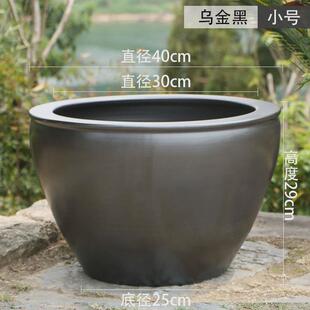 陶瓷鱼缸瓷缸大水缸花盆老式庭院大缸养荷特大号缸睡莲盆缸