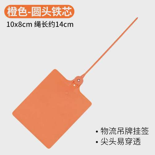 壹米物流吊牌塑料挂快运一体式中通韵达安能标识牌签扎带标签牌
