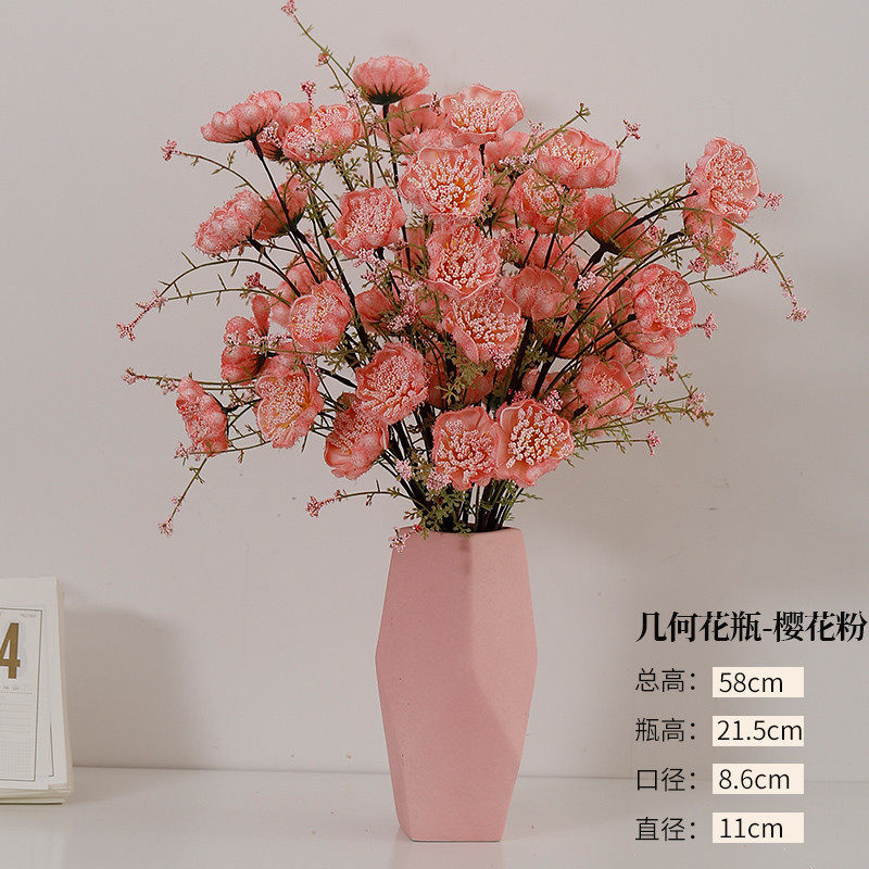 陶瓷花瓶摆件欧式客厅插花仿真花家居装饰电视柜餐桌花艺摆设,家居饰品,装饰摆件,淘宝优惠券,粉丝福利购,淘宝优惠卷