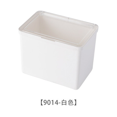 桌面首饰收纳盒发饰带盖抽屉内置防尘分隔杂物整理盒长方形头新款