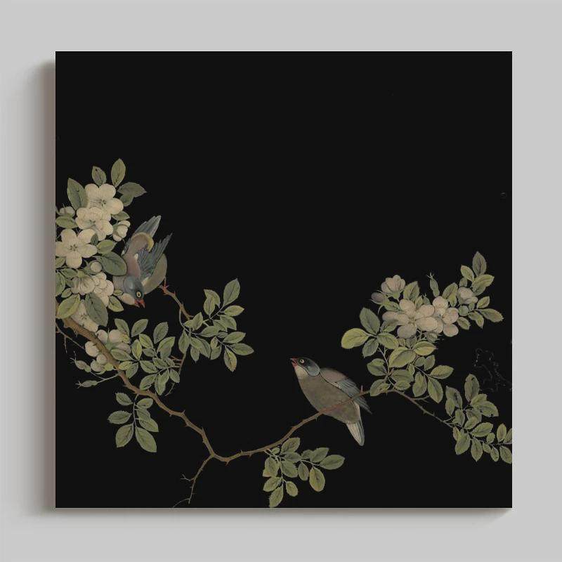 中国风客厅装饰画中古风餐厅卧室挂画花鸟复古喜鹊玄关画无框画,家居饰品,现代装饰画,淘宝优惠券,粉丝福利购,淘宝优惠卷