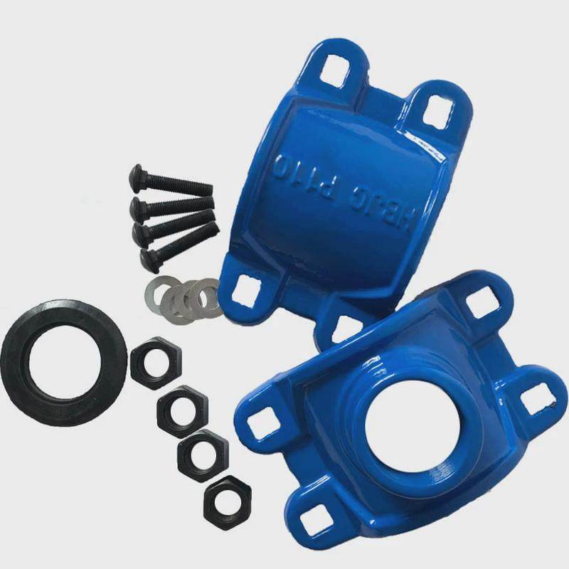 PVC管道丝扣分水器球墨铸铁两合分水卡子攻丝分水鞍座,五金/工具,管夹/管卡/管支架,淘宝优惠券,粉丝福利购,淘宝优惠卷