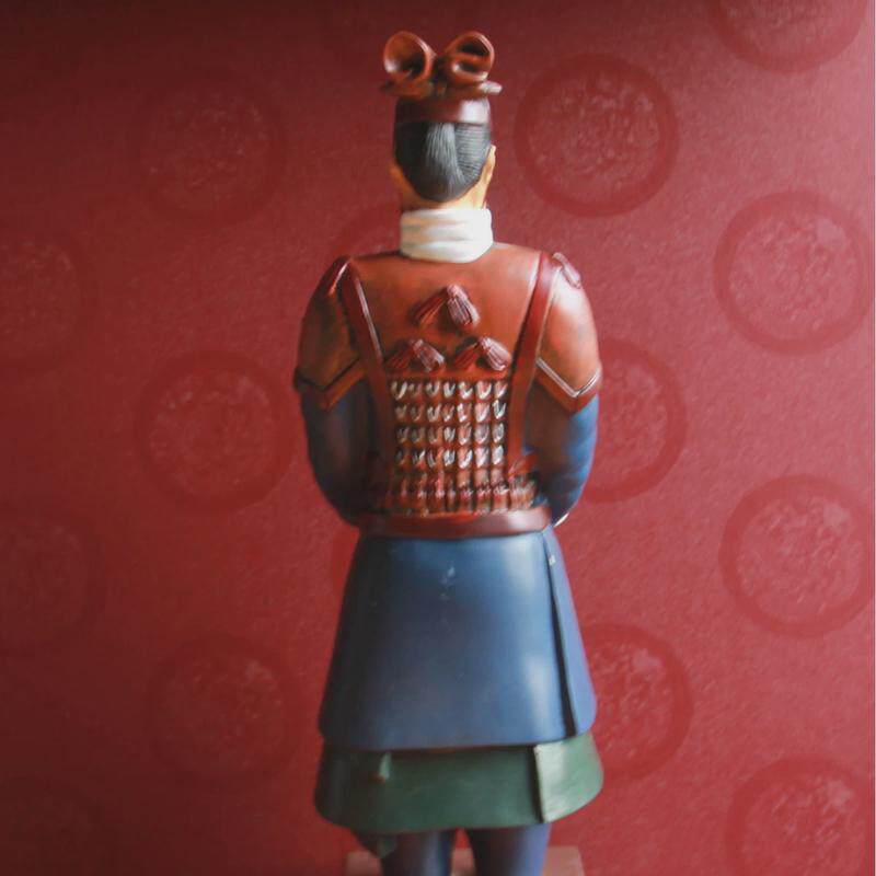 兵马俑彩绘树脂摆件西安旅游纪念品厂家生产中国特色礼品送老外