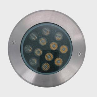 led不锈钢地埋灯圆形高压低压地埋灯庭院花园防眩目户外地埋灯