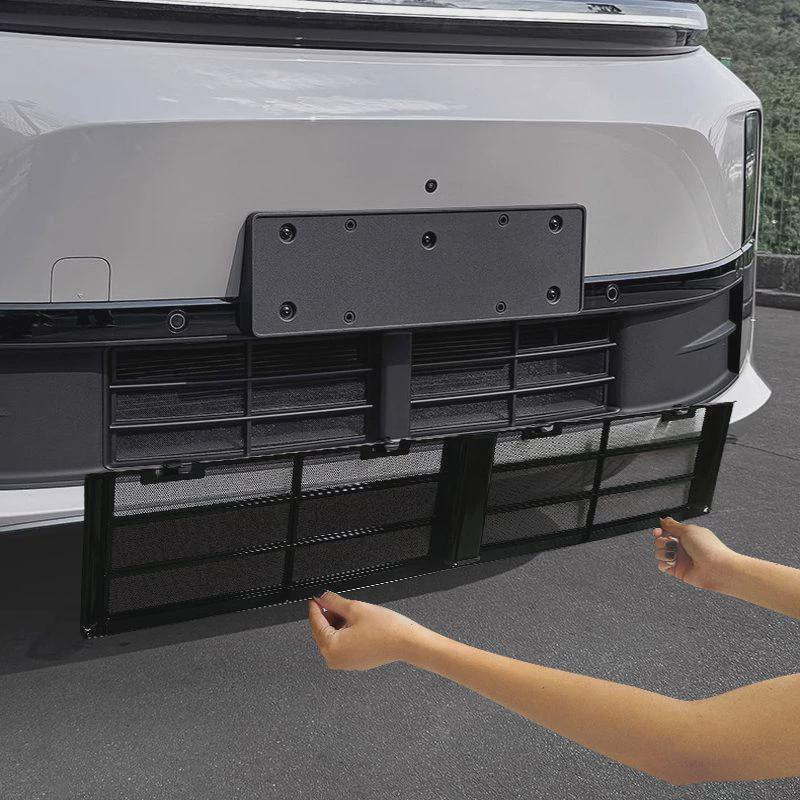 热销理想L6专用防虫网整段式快拆卡扣防虫网保护可拆卸中网改装装