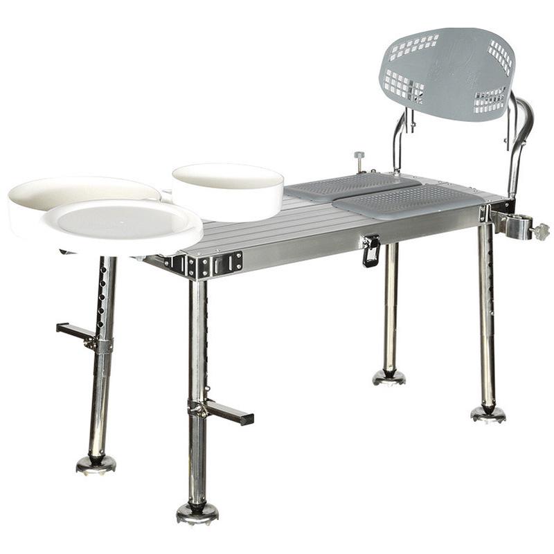 球连迷你小号钓台户外折叠式铝合金便携多功能钓台 lq-120/lq-112