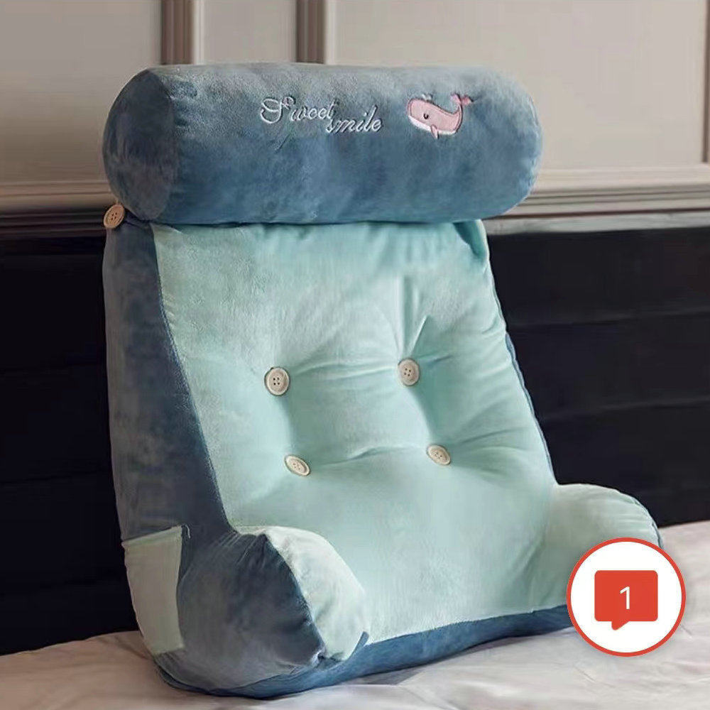 新款抱枕多功能可拆洗女生办公室座椅靠垫床头卡通动物护腰背垫