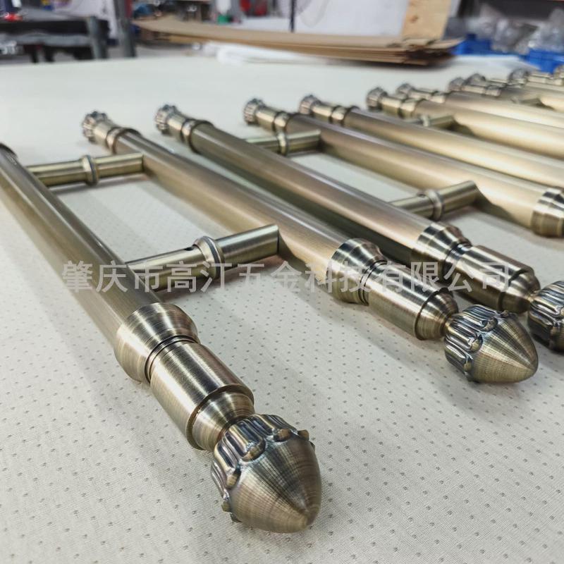 复古大门拉手铝合金门把手玻璃门拉手新中式简约别墅入户大门把手