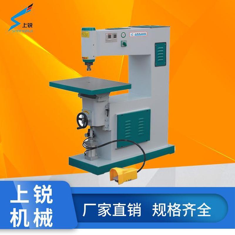上锐木工立铣机推台立铣木工镂铣床气动主轴升降修边打线条吊锣机