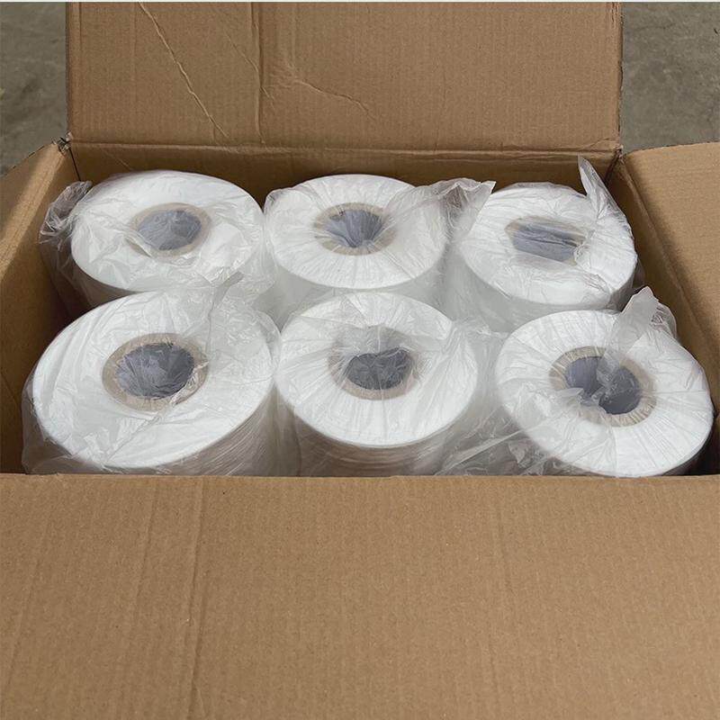 机用pe自动结束带白色打捆绳塑料绳纸箱捆扎封口厂家直供