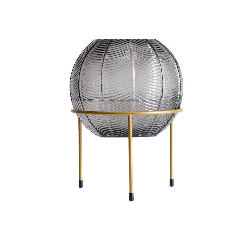 北欧创意玻璃花瓶圆球铜圈婚庆会展装饰工艺品花瓶摆件水培花瓶,家居饰品,装饰摆件,淘宝优惠券,粉丝福利购,淘宝优惠卷