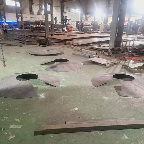 非标钣金卷圆焊接加工切割压弯成型大小头金属圆锥定制钢板滚圆