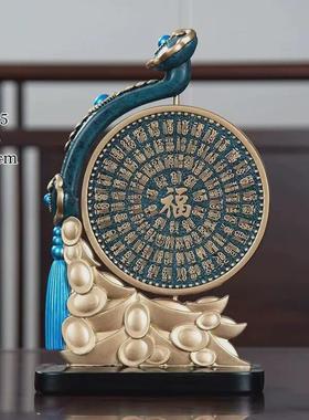 新中式招财乔迁福如意摆件客厅玄关酒柜书房装饰品百新居开业送礼