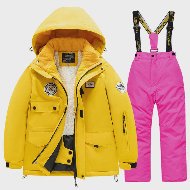 2024新款儿童滑雪套装男女童亲子款中大童宝宝东北雪乡旅游滑雪服