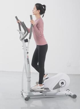 水晶CRYSTAL静音椭圆机家用运动健身车磁控脚踏车室内太空漫步机
