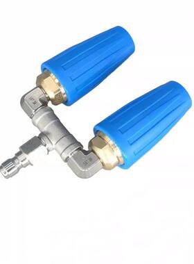 高压水枪旋转喷头铝合金搭配三通不锈钢水管接头TIP1/44000PS