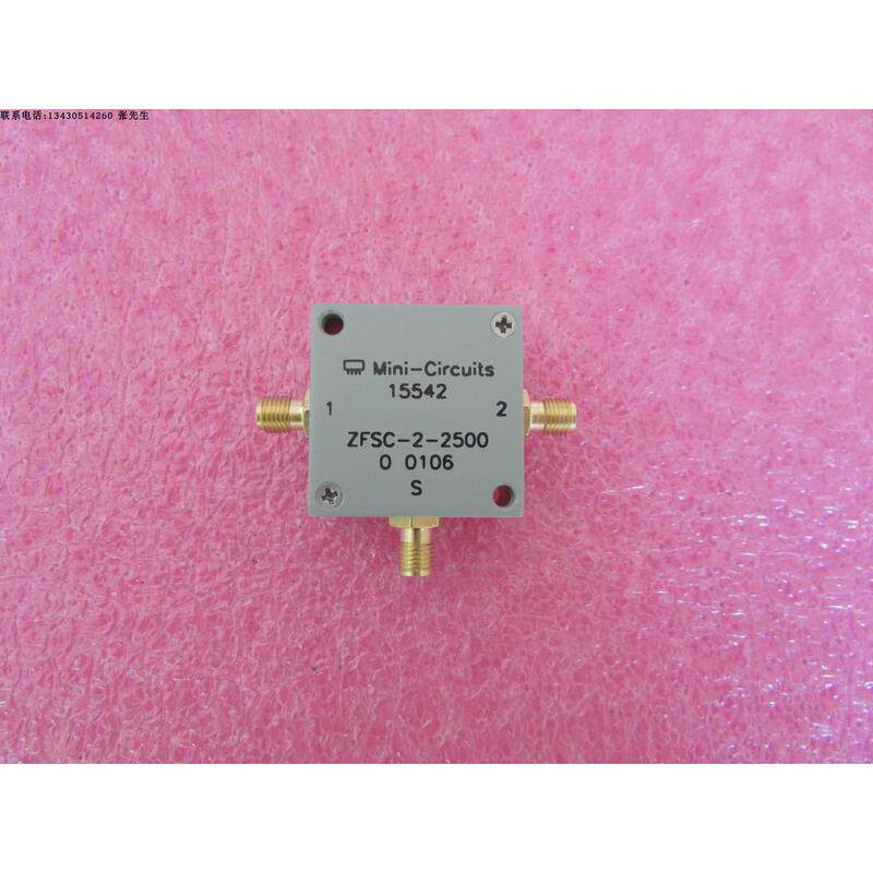 全新 ZFSC-2-2500-S+ MINI 10-2500MHz 2路 1分2射频微波功分器